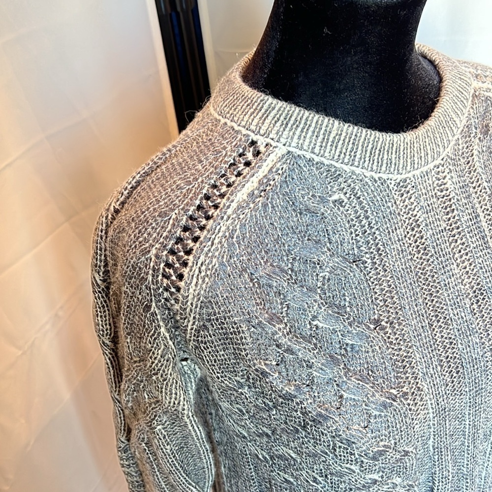 Eleven Paris Knit and Painted Wool Blend Sweater - Picture 3 of 6